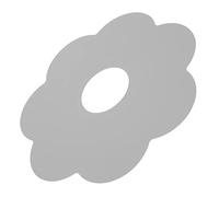 Zerodeko 1 Pièce Couvre Brûleur de Cuisinière Réutilisable de Protection Huile pour Cuisinière Températures Jusqu à Facile à Nettoyer avec Découpé pour Brûleurs Design Gris Élégant