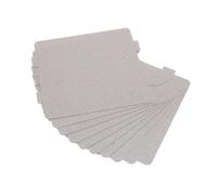 Zerodeko 10 Pièces Couvercle de Guide D'ondes en Mica pour Micro-ondes, Feuille Isolante Résistante la Chaleur, Facile à Découper, Cuisine et Bureau