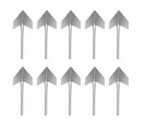 Zerodeko 10 Pièces Truelle D'angle en Acier Inoxydable Poignée Ergonomique Confortable pour Réparation et Finition des Murs D'intérieur et Extérieur