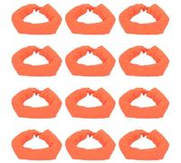 Zerodeko 12pièces Sacs de Lestage Réfléchissants Orange pour Cônes de Signalisation Poids Renforcé pour Chantier Routier Parking et Contrôle de Trafic