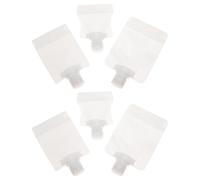 Zerodeko 18 Pcs Pochette de Rangement pour Lotion, Paquet D'émulsion, 30 Ml/50 Ml/100 Ml, Pet/pa/pe, Étanche, Hermétique, Autoportante, Portable, pour Voyage