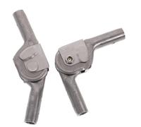 Zerodeko 2 Pièces Charnière de Canapé Réglable 14 Positions en Acier | Connecteur à Joint, Inclinaison Ajustable, Design Léger et Lisse, Ressort Intégré pour Siège et Coussin