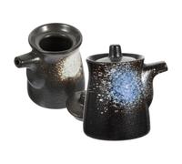 Zerodeko 2 Pièces Distributeur de Vinaigre Céramique 200ml | Pot Vintage, Service de Sauce Soja et Huiles, Usage la Cuisine, Capacité 200ml, Présent Pendaison