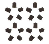 Zerodeko 20 Pièces Bloc de Terreau pour Plantes sans Sol 30x32mm en Tourbe Noire, Accélère la Croissance des Plants, pour Culture Hors-Sol en Conteneur ou Jardinière