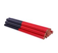 Zerodeko 20 Pièces Crayon de Charpentier Double Tête Rouge Bleu Hexagonal | Usage Marquage et Coloriage, Prise en Main Confortable, pour Dessin, Croquis, École, Bureau