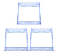 Zerodeko 3 Pièces Cache-prise Étanche ABS pour Prises et Interrupteurs de | Protection Complète, Matériau Transparent, Nettoyage Facile, Installation Simple, pour Prises Murales et Commutateurs
