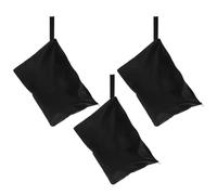 Zerodeko 3 Pièces Pochette à Outils Imperméable en Tissu Oxford Noire Fermeture Éclair, Grosse Capacité et Lanière, Résistante la Saleté et Facile à Transporter pour Électricien