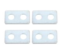 Zerodeko 4 plaques d'espacement pour capteur de pesage électronique, cale de fixation à 2 trous, pièce de rechange pour accessoire de balance.