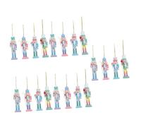 Zerodeko 5 Ensembles Pendentif Casse-Noisette Décorations De Noël Casse-Noisette Décoration De Noël Lumières Pièce Maîtresse À Piles La Guirlande De Casse-Te Panneau 4 pièces * 5