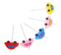 Zerodeko 5 Pcs Bougies sans Flamme pour Gâteaux en Paraffine Forme Mini Voiture Cartoon Décoration Gâteau Anniversaire Garçon et Filles Fête