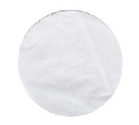 Zerodeko 50 feuilles de papier sulfurisé prédécoupées : Plaque de cuisson antiadhésive de 25 cm pour biscuits, pain, viande, pizza, grille-pain - Revêtement de four prédécoupé pour four,
