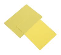 Zerodeko 6pcs Étiquettes de Prix en Pvc Jaune pour Supermarché, Double Face, Étanches et Réinscriptibles, Porte-étiquettes Pratiques pour Rayons