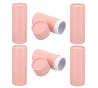 Zerodeko 6pcs Tubes en Papier Cylindriques Ronds pour Flacons D'huile Essentielle, Emballage en Carton Élégant, Pratique Transport Stockage, pour Emballage Cosmétique