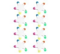 Zerodeko 8 Pièces Surligneur Étoile à Pointe Fine, Marqueur Décoratif | Debout Bureau, pour Cours et Travail, Tracé Précis, Style Coloré