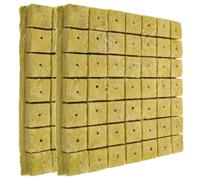 Zerodeko 98 Blocs de Culture en Jaune Propagation des Plantes et Semis, Support de Croissance Drainage Uniforme, Lot de 98 Pièces pour Jardin Extérieur