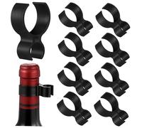 Zerodeko 9pièces Pinces à Bouteilles de Vin Décorations de Cuisine pour Halloween Pinces de Service avec Clips de Sécurité Plastique pour Bouteilles Variées