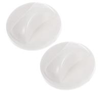 Zerodeko Accessoire pour Bouton de Ventilateur Camping, 2pcs Remplacement Bouton de Lampe en Abs Blanc Fonction Minuterie pour Ventilateur Électrique Sûr et Fiable