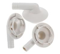 Zerodeko Accessoires de Tuyauterie 3 Pièces en ABS, Connecteur de Drainage pour Climatisation avec Adaptateur Étanche pour Unité Extérieure