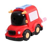 Zerodeko Aiguiseur Manuel pour Garçon et Filles de Voiture Rouge, Taille-crayons en Plastique Surface Lisse, pour Crayons Scolaires et Loisirs