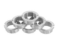 Zerodeko Anneau Extérieur pour Douille G9 en Alliage de Zinc, Lot de 6, Conçu pour Lampes de Table et Lampadaires Diffusion Lumineuse