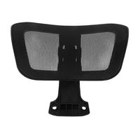 Zerodeko Appui-tête Rembourré Réglable en Hauteur pour Chaise de Bureau en Polyester Noir, Design Ergonomique et Confortable, pour Bureau ou Domicile