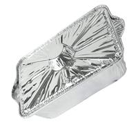 Zerodeko Bac de Cuisson Aluminium Alimentaire avec Couvercle Pot Aluminium Épais Résistant Haute Température pour Barbecue Four Micro-ondes et Camping