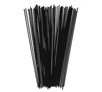 Zerodeko Bâtonnets Diffuseurs de Parfum Noirs 100 Pièces D'intérieur 11 | Papier Tetrapanax Papyriferus, Lot de Bâtons Fins 0, 1 Pouce, Usage Salle de Bain Cuisine