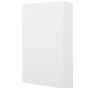 Zerodeko Bloc-notes de Poche A6 Blanc, 4 Carnets de 250 Feuilles | Papier, Haute , Texture, Facile à Ranger, pour Écriture Quotidienne et Croquis