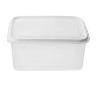 Zerodeko Boîte de Fermentation Couvercle Hermétique en Plastique 4l pour Pâte à Pizza Empilable, pour Stockage Cuisine et Réfrigérateur