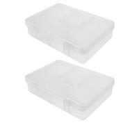 Zerodeko Boîte de Rangement Double Couche pour Pinceaux et Marqueurs, Plastique Compact et Élégant, Protège Les Outils de Dessin, pour Artistes et Étudiants en Atelier Extérieur