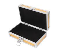Zerodeko Boîte de Rangement Portable en Alliage D'aluminium avec Mousse Pré-découpée, Résistante aux Chocs, pour Outils et Micro sans Fil, pour Transport et Voyage