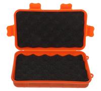 Zerodeko Boîte de Survie en Plastique Orange, Rigide, Étanche et Antichoc | Rangement Extérieur, Coffret Protecteur, Usage Maison et Plein Air, Format Compact, Couleur Orange