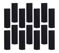 Zerodeko Boîte en Carton Noire Élégante et Design 50pcs pour Rouge à Lèvres pour Coiffeuse ou Salon