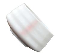 Zerodeko Bol à Matcha Surface Lisse et Stable Style Japonerie Traditionnel en Céramique Blanc pour Cérémonie Thé ou Usage Quotidien