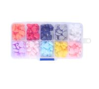 Zerodeko Boucles Réglables en Pvc de Cœur pour Cordon de Masque, Lot de 200 Pièces, Accessoires Antidérapants pour Déguisements et Bracelets