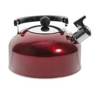 Zerodeko Bouilloire Sifflante Rouge en Acier Inoxydable 3l Poignée Ergonomique pour Cuisinière à Induction et Gaz, Théière pour Plaque de Cuisson Silencieuse Style Plusieurs styles