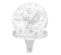 Zerodeko Boule De Cristal De Fontaine De Table Boule De Cristal De Bulle De Cascade Boule De Feng Shui Sphère De Boule De Bulle Décorative avec Supports pour Fontaine d'eau Intérieure