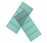 Zerodeko Carte de Circuit Imprimé Double Face Facile à Connecter et Souder 10pcs 2,54 Mm Pas en PCB Étain Vert pour Projets DIY Électronique