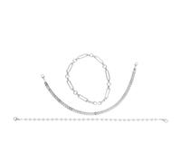Zerodeko Chaînes de Chapeau D'été pour Femmes 3pcs, Chaîne Ajustable et Détachable en Fer et Imitation de Bijoux, Accessoire Mode Simple pour Sorties Estivales
