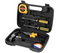 Zerodeko Coffret à Outils Complet Noir en Plastique et Fer Haute Fiabilité pour Réparation Automobile et Véhicule