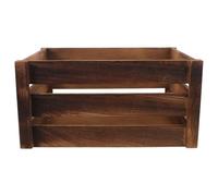 Zerodeko Coffret Cadeau Rustique en Bois pour Le vin, idéal pour Une | Panier de rangement pour bouteilles de vin 40 x 29,7 x 20 cm - Coffret de présentation en bois pour bouteilles de vin