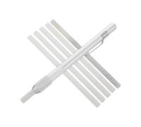 Zerodeko Crayon pica chantier en pierre de savon, stylo outil avec mine rechargeable, pour projets de construction et marquage sur acier, usage professionnel