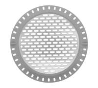 Zerodeko Crépine de Douche : Couvercle de bonde amélioré en Acier Inoxydable avec Bordure en Caoutchouc - 12,4 cm de diamètre - Bouchon Anti-bouchage pour Douche, Salle de Bain et buanderie.