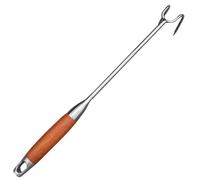 Zerodeko Crochet de Boucher en Acier Inoxydable pour Retourner la Viande, Ustensile Cuisine Robuste pour Boucheries et Barbecues