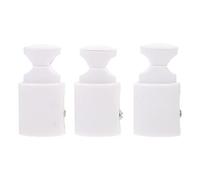 Zerodeko Crochets en Plastique Blanc Lot de 3 Forme Unique et Chic Support Robuste pour Sécher Serviettes et Vêtements Humides pour Radiateur Salle de Bain pour Salle de Bain