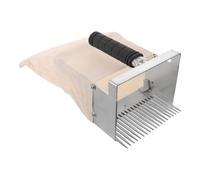 Zerodeko Cueille-myrtilles avec Peigne en métal, poignée Ergonomique | Râteau métallique pour la récolte, large 19 dents, facilite la cueillette des baies, évite d'endommager les fruits fragil