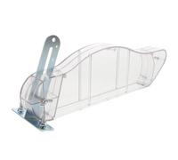 Zerodeko Écran de protection pour scie circulaire à table, accessoires pour scie circulaire à table, capot de protection transparent en plastique, universel 4 à 10 pouces, atelier, bloque