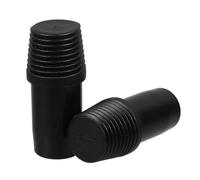 Zerodeko Embout Fileté en Plastique 2 Pièces Accessoire De Rallonge pour Manche À Balai Tige Métallique Réparation Facile pour Usage Domestique Et Professionnel