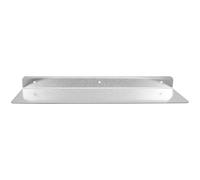 Zerodeko Étagère Flottante pour Plantes : Support Mural pour jardinières - Présentoir en Acier Inoxydable 40 cm - 20 kg - Étagère Suspendue argentée pour Cuisine, Bureau, Salle de Bain, Salon