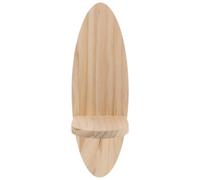 Zerodeko Étagères Flottantes Uniques Étagère Rustique Murale Ovale en Bois Beige, Présentoir Mural pour Organiser et Gagner Place, Chambre et Bureau, Décoration Intérieure